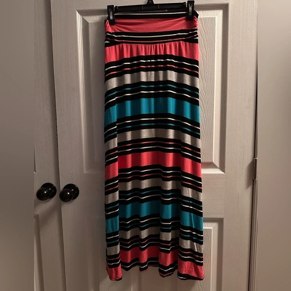 Merona stripe maxi skirt, XS - Picture 1 of 3